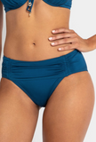 AZURA Luxe Gathered Mid Rise Pant - Blue (ONLINE EXCLUSIVE)