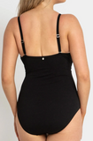 AZURA Pool Bralette F/G One Piece - Black (ONLINE EXCLUSIVE)