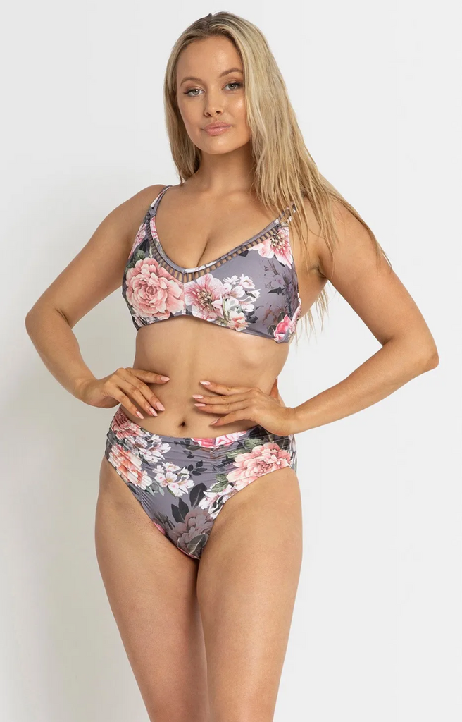 AZURA Abelia Ruched Mid Rise Pant - Storm(ONLINE EXCLUSIVE)