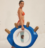 sunnylife Luxe Pool Ring Greek Eye Blue online exclusive)