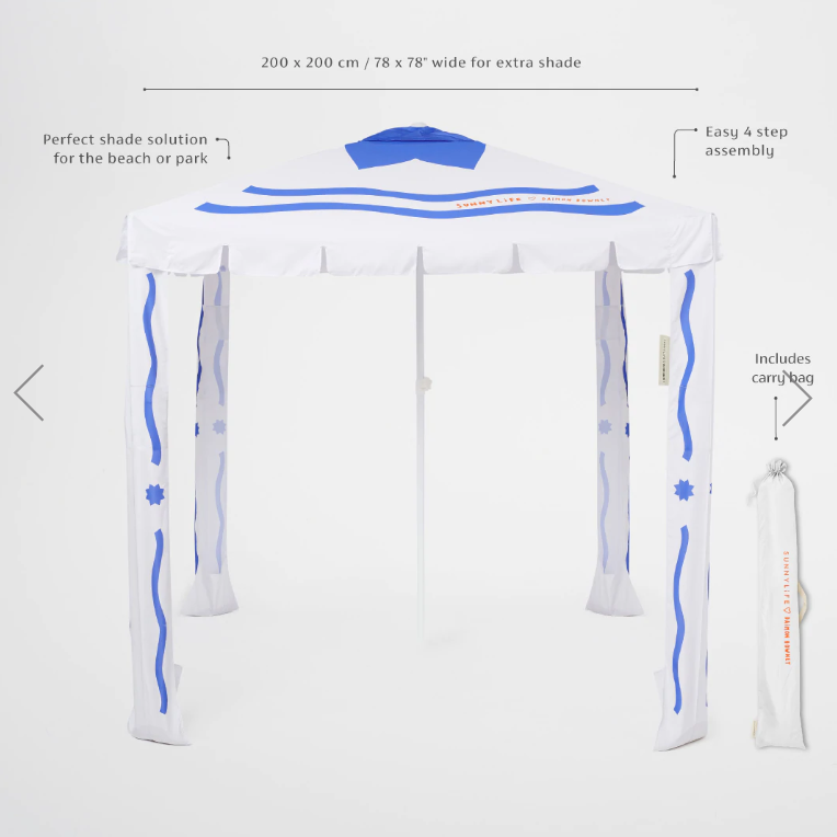 sunnylife BEACH CABANA DEEP BLUE