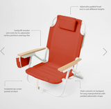sunnylife DELUX BEACH CHAIR TERRACOTTA