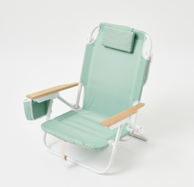 sunnylife DELUX BEACH CHAIR SAGE