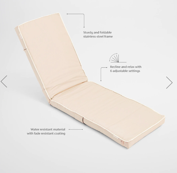 sunnylife THE LOUNGER CHAIR SAND