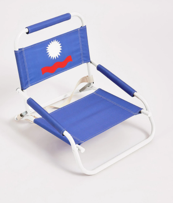 sunnylife BEACH CHAIR DEEP BLUE