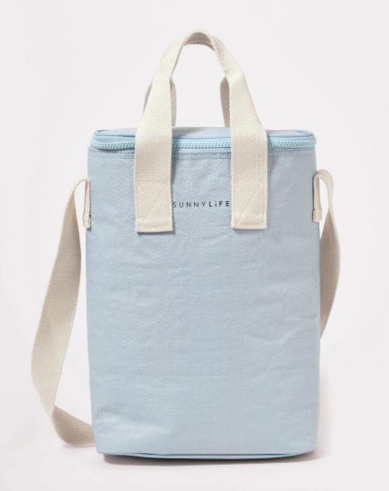 sunnylife DRINKS COOLER BAG POWDER BLUE