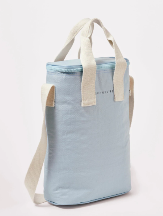 sunnylife DRINKS COOLER BAG POWDER BLUE