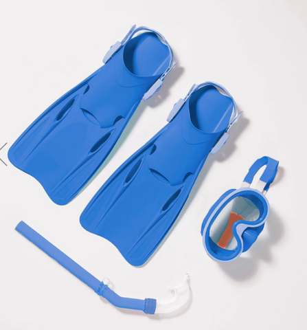 sunnylife DIVE SET 6+ BLUE MARBLE (online exclusive)