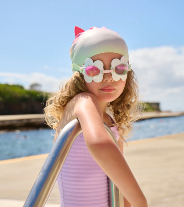 sunnylife MINI SWIM GOGGLES FLOWER