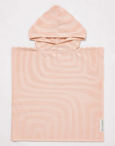 sunnylife TERRY HOODED TOWEL 6-9 PINK (online exclusive)