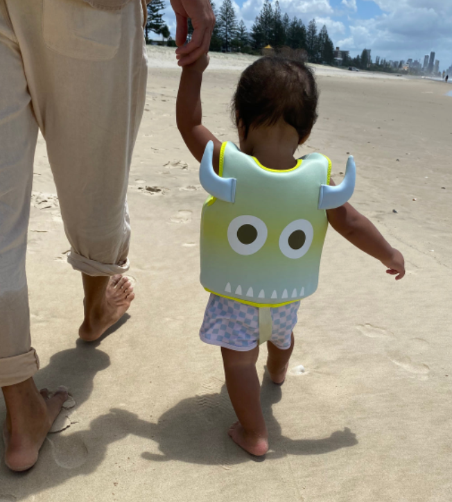 sunnylife FLOAT VEST 1-2 MONTY MONSTER (online exclusive)