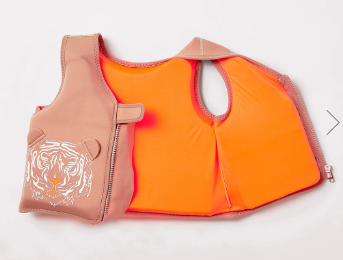 sunnylife FLOAT VEST 4-6 TULLY TIGER  (online exclusive)