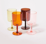 sunnylife POOLSIDE WINE GLASS MULTI SET (online exclusive)