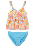 ANGEL BEACH Girl's Sweet Trop Girl's 2-Piece Tankini Set