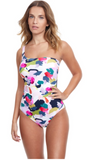 Profile by Gottex Canvas One Shoulder One Piece Swimsuit