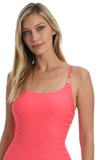 LA BLANCA Linea Costa Lingerie One Piece- Coral Sun