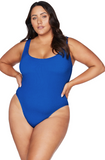ARTESANDS Artisan Blue Eco Kahlo Crinkle Fabrication One Size One Piece