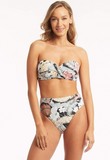 SEA LEVEL SWIM Calypso Twist Front Bandeau