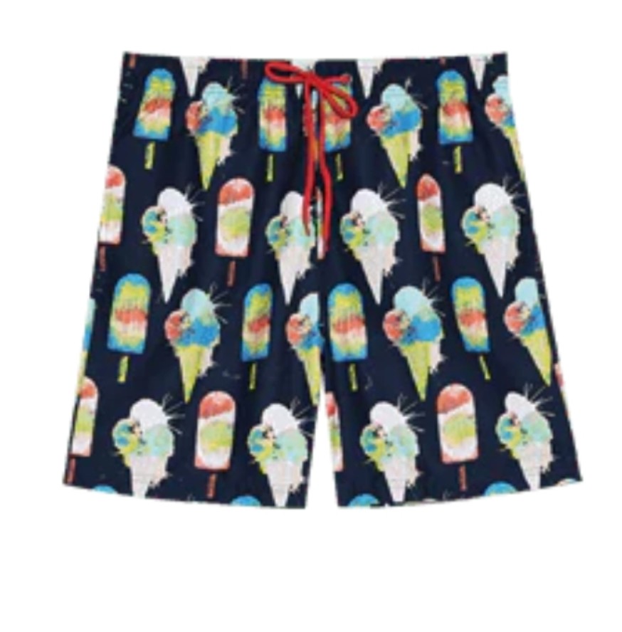 U.S. Surf Club Ice Cream Men's Bathing Suit Navy