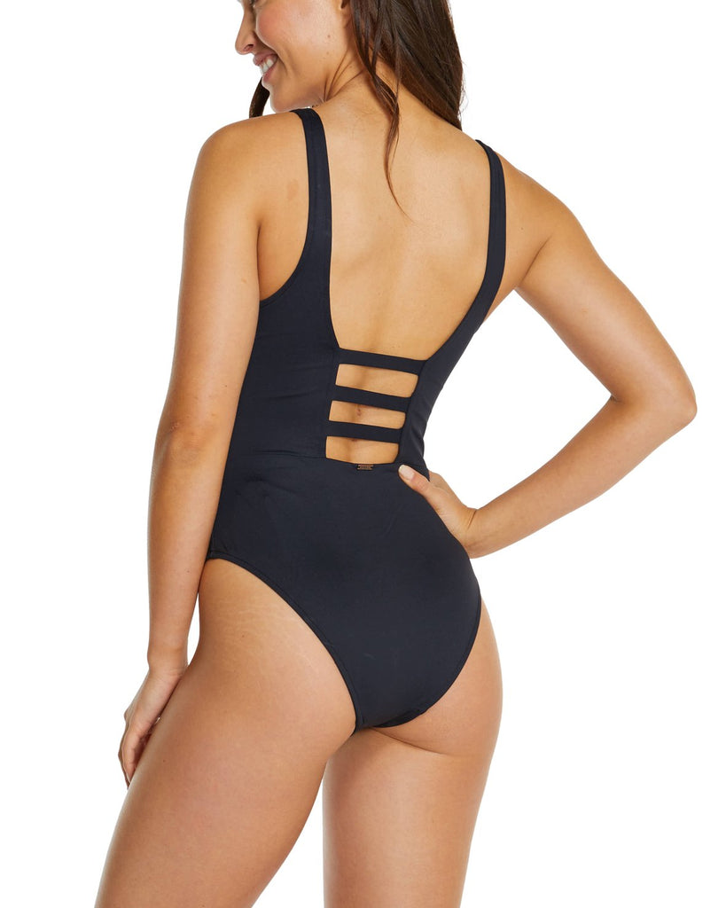 BAKU ECO ESSENTIALS RING FRONT ONE PIECE SWIMSUIT