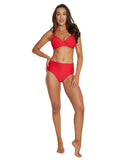 BAKU ROCOCCO HIGH WAIST RIO BIKINI PANT MACHINE RED