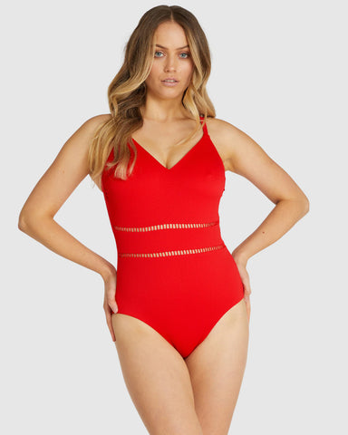 BAKU ROCOCCO D/E UNDERWIRE ONE PIECE Machine Red