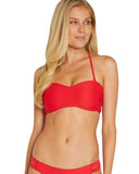 BAKU ROCOCCO MULTI FIT BANDEAU BIKINI TOP MACHINE RED