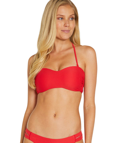 BAKU ROCOCCO MULTI FIT BANDEAU BIKINI TOP MACHINE RED