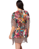 BLEU ROD BEATTIE Run Wild Chiffon Caftan