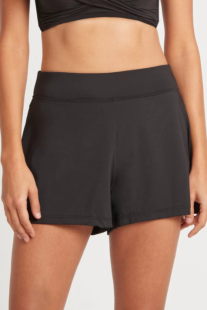 Sea level swim Eco Essentials Swim Shorts- BLACK