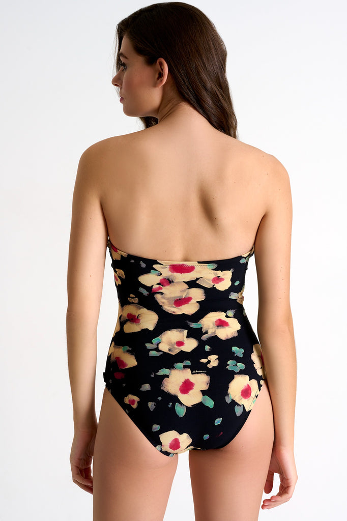 SHAN SAKURA Classic bandeau one-piece