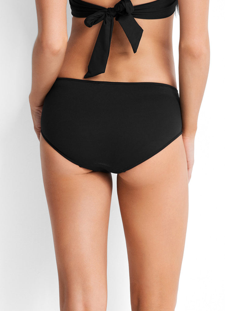 Seafolly Gathered Front Retro Pant black