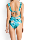 Seafolly Pacifico Deep V Maillot