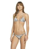 ViX Paula Hermanny Pearl Black Ripple Triangle Bikini