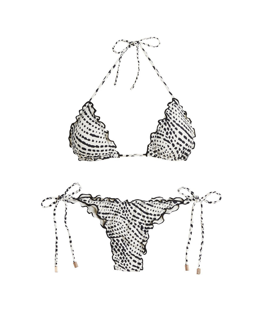 ViX Paula Hermanny Pearl Black Ripple Bottom - Full